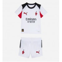 AC Milan Rafael Leao #10 Vonkajší Detský futbalový dres 2025-26 Krátky Rukáv (+ trenírky)